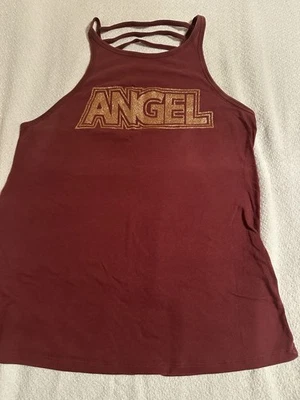 Camiseta sin mangas deportiva Victoria’s Secret camisa de ángel para mujer S granate VS ajuste de gimnasio  Foto 1 de 4