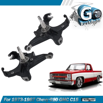 3" Lowering Drop Spindle 1" Rotor For Chevrolet C10 R10 GMC C1500 1973 1974-1987 - Image 1 of 4