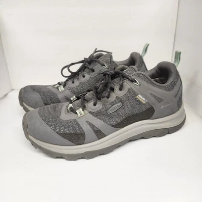 KEEN Terradora II Waterproof Women Hiking Shoes Size 8 Steel Gray Trail Footwear - Image 1 of 4