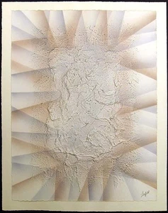 Lawrence Lerfald "Elomi" Original Monotipo Aerógrafo Bellas Artes Pintura HACER OFERTA - Imagen 1 de 3