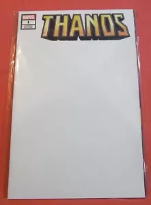 THANOS #1 - THANOS IS DEAD! - Blank Sketch Cover (Marvel 2019) - Picture 1 of 1