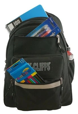 Mochila escolar rodante de lujo de 18" de alta resistencia con ruedas, negocios Foto 1 de 4