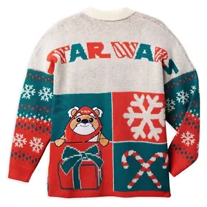 Disney Parks Star Wars Ewok Holiday Spirit Jersey Pullover für Erwachsene Größe Medium - Bild 1 von 2