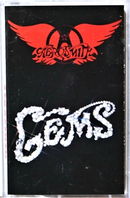 Cassette Aerosmith Gems TESTED Original Paper Label EX TAPE NICE COPY -Coupons - Image 1 of 4