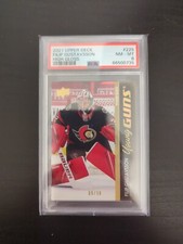 FILIP GUSTAVSSON 2021-22 Upper Deck Young Guns High Gloss SSP #225 PSA 8  Rookie