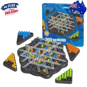 Chain Triangle Chess Game Educational Funny Chain Triangle Game for 2-4 Players - Picture 1 of 12