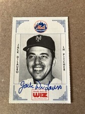 JACK DILAURO SIGNED 1991 NEW YORK METS WIZ SGA BASEBALL CARD #91 AUTOGRAPH