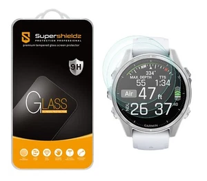 3X Supershieldz Tempered Glass Screen Protector for Garmin Fenix 8 (43mm) - Picture 1 of 5