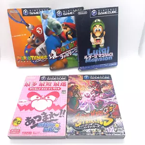 Lote 5 Nintendo Gamecube GC Mario Series Usadas, probadas funcionando Japón NTSC-J F/S - Imagen 1 de 24