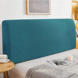 Upholstered Bed Headboard Cover for Queen Stretch Slipcover, Dustproof Protector - Picture 1 of 7