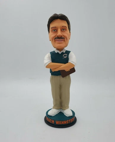 Forever Collectibles NFL Coach Dave Wannstedt Miami Dolphins Bobblehead w/Box Cover