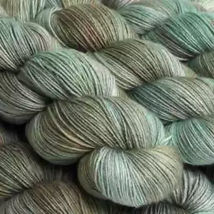 Fibras de erizo ::Hilo de calcetín Salvia:: hilo de lana merino - Imagen 1 de 9
