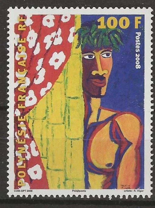 Polinesia Francesa 2008 - Pintura 100Fr por Raymond Vigor - MNH Foto 1 de 1