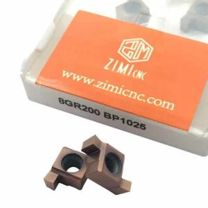 8GR-200 BP1025 Stainless steel shallow groove cutting blade CNC carbide insert  - Picture 1 of 6