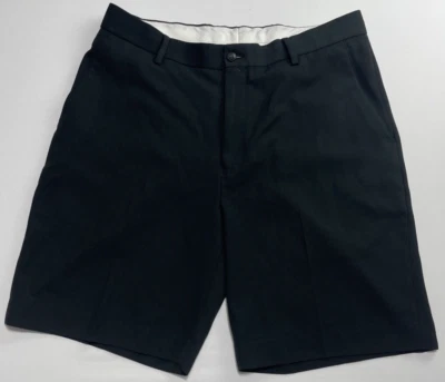 Pantalones Cortos de Golf Alan River Para Hombres Frente Plano Absorbente Rendimiento Negros Talla 34 Foto 1 de 4