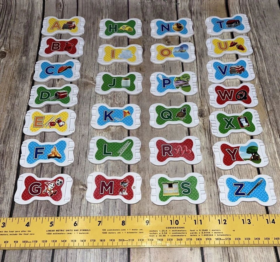 Vtech Paw Patrol Treat Time Marshall Replacement Part YOU CHOOSE Letter Bone - Image 1 of 1