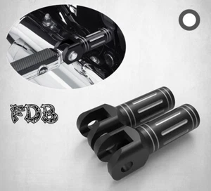 Fit H-D 2007-17 SOFTAIL Smashing Gear Contrast Cut Passenger Footpeg Support Kit - Bild 1 von 7