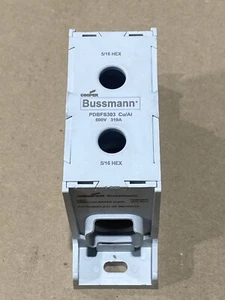 BUSSMANN PDBFS303 Power Distr Block,Al/Cu,600V NEW - Picture 1 of 4