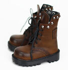 1/4 1/3 Uncle BJD Shoes Round-toe PUNK Leather Boots Rivets Deco AOD DOD DZ POPO