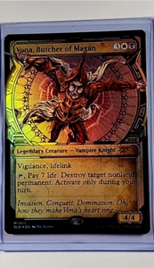 MTG Magic the Gathering SLD Secret Lair Showcase Foil Vona Butcher of Magan LP - Picture 1 of 2