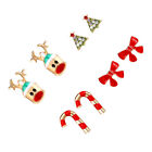 Christmas Tree Earrings Deer Earrings Studs Xmas Earrings Bulk Elk Earrings