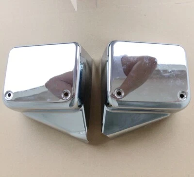 Cubierta de carenado lateral de batería ABS cromada para Honda Shadow Spirit VT 750 Black Widow Foto 1 de 3