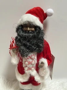 NWT Black African American Santa Clause 2023 North Pole Trading Co with tag - Picture 1 of 6