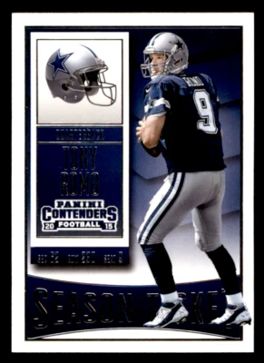 2015 Panini Contenders Tony Romo    #87 Dallas Cowboys - Image 1 of 2