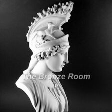 ROMA - LARGE MARBLE BUST SCULPTURE OF ROMAN GODDESS - MADE IN ENGLAND
