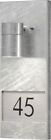 Konstsmide Huisnummerlamp Modena 41 Cm Gu10 35w Staal Zilver