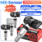 4Pcs Autel Mx-Sensor 2 In 1 Universal Car Tire Pressure Metal Tpms Programming