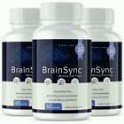 (3 Pack) Brainsync Capsules- Advanced Cognitive Enhancer For Focus