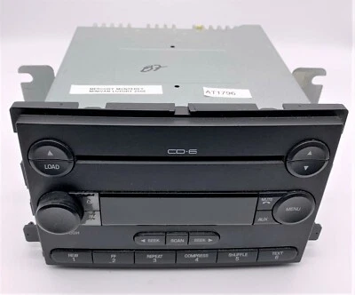 Receptor de rádio AM FM MP3 6 CD player trocador fabricante de equipamento original 04-07 Mercury Monterey Montego - Imagem 1 de 4