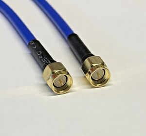 RG402 VESTE BLEUE SMA mâle à SMA prise mâle Pigtail câble de cavalier flexible États-Unis