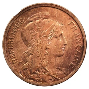 France - 2 Centimes Dupuis 1903 - MS Bronze - F.110/8 Gad.107 KM.841 Coin - Picture 1 of 2