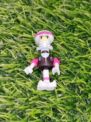 MEGA BLOKS Spongebob Squarepants Series 3 Gym SQUIDWARD Micro Action Figure - Image 1 of 2