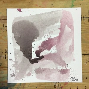 Matt Scalf 12x12 Canvas Panel Abstract Expressionism Modern Contemporary Signed - Picture 1 of 5