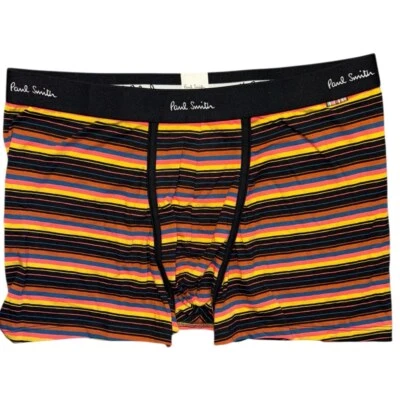 Calzoncillos boxer Paul Smith largos a rayas multicolores para hombre talla mediana nuevos Foto 1 de 4