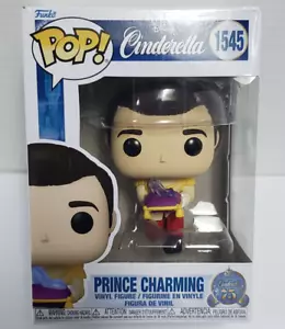 PRINCE CHARMING - ¡Cenicienta Funko POP! Figura Vinilo Disney #1545 NUEVA/CAJA DESGASTE - Imagen 1 de 20