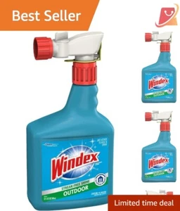 Outdoor Glass & Patio Cleaner 32oz Hose Attachment Spray Unscented Touch-Up Use - Picture 1 of 10