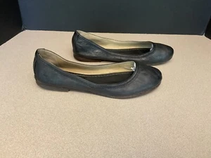 Scarpe basse da ballo donna FRYE Carson in pelle nera. Taglia 9M. Belle scarpe!!! - Foto 1 di 9