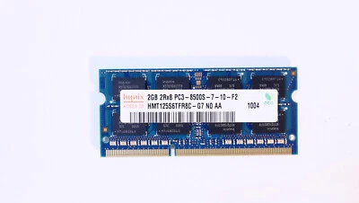 Hynix 2GB 2Rx8 PC3-8500S-7-10 -F2 HMT125S6TFR8C - G7 NO AA - Image 1 of 4