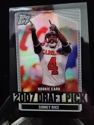 SIDNEY RICE 2007 TOPPS DPP ROOKIE REFRACTOR #154 MINNESOTA VIKINGS NFL FOOTBALL - Image 1 of 2