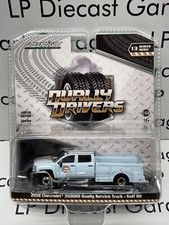 GREENLIGHT 2018 Chevrolet 3500HD Gulf Oil Service Truck Dually 1:64 Diecast NEW