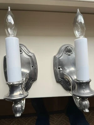 Antique sconces by After Sunset Lightoliers - art deco style - Image 1 of 4