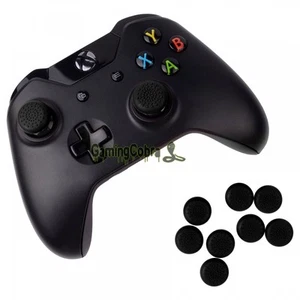 10X Silicone Rubber Black Joystick Thumb Stick Grip Cap for Xbox One Controller - Picture 1 of 4