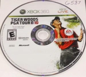 Tiger Woods PGA Tour 10 Xbox 360 MicrosoftGolf EA Sport Disc Only #G587 - Picture 1 of 1
