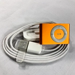 Apple iPod shuffle 2nd Generation Digital Music Player Orange Hobby Collection - Picture 1 of 12