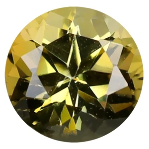 0.62 ct Superior Round Cut (5 x 5 mm) Tanzania Yellow Tanzanite Natural Gemstone - Picture 1 of 1