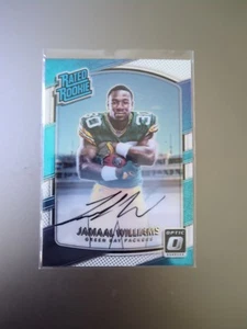 2017 Jamaal Williams Optic Rated Rookie Auto Prizm Auto 79/125 #167 - Picture 1 of 2